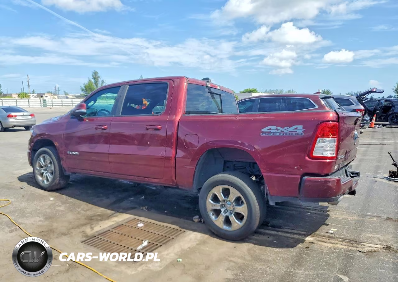 2021 Ram 1500 Big Horn-Lone Star VIN:1C6SRFFTXMN524856 - 2