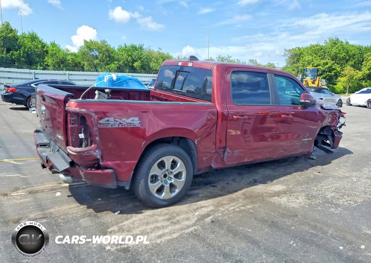 2021 Ram 1500 Big Horn-Lone Star VIN:1C6SRFFTXMN524856 - 3