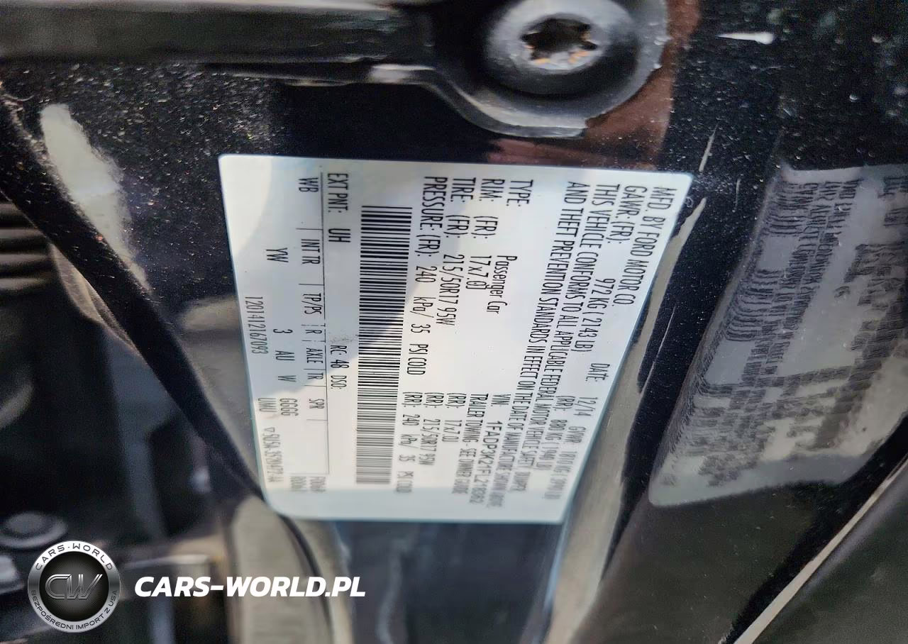 2015 Ford Focus Se VIN:1FADP3K21FL218362 - 12