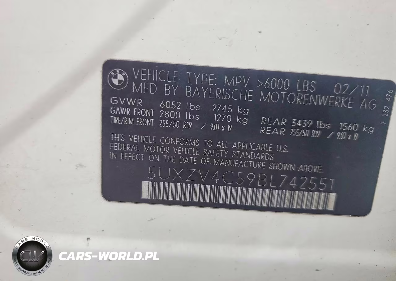 2011 BMW X5 xDrive35I VIN:5UXZV4C59BL742551 - 13