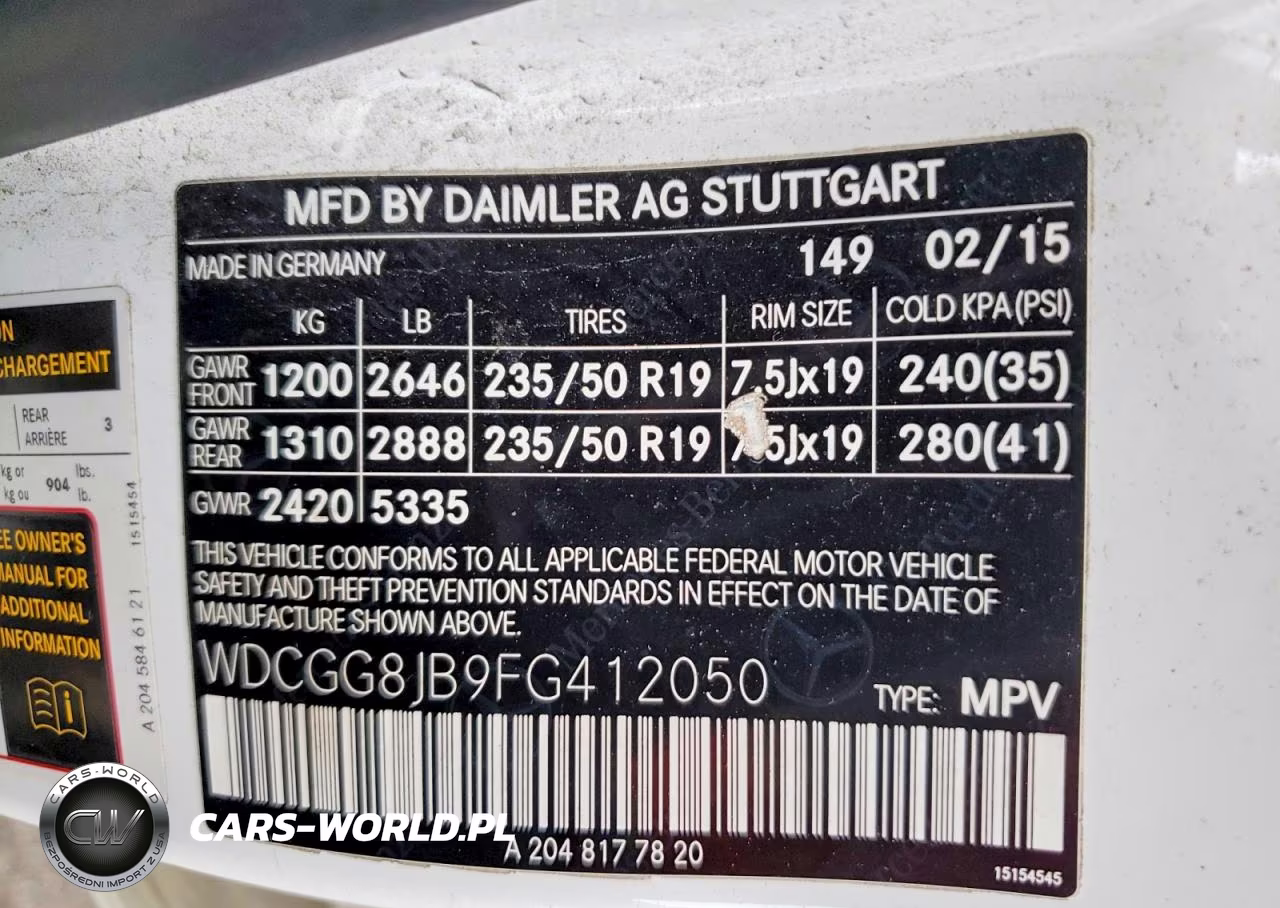 2015 Mercedes-Benz Glk 350 4Matic VIN:WDCGG8JB9FG412050 - 13