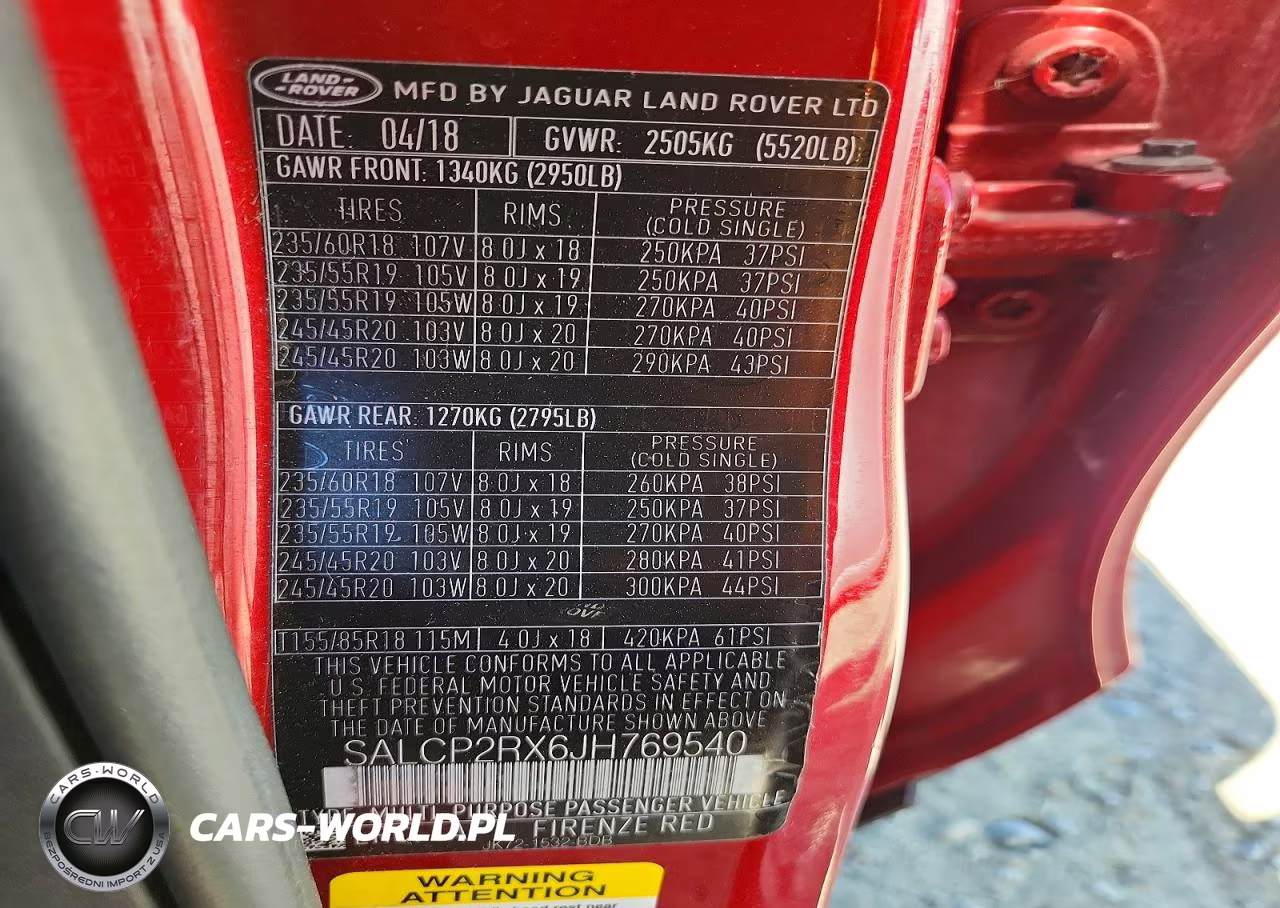 2018 Land Rover Discovery Sport Se VIN:SALCP2RX6JH769540 - 13