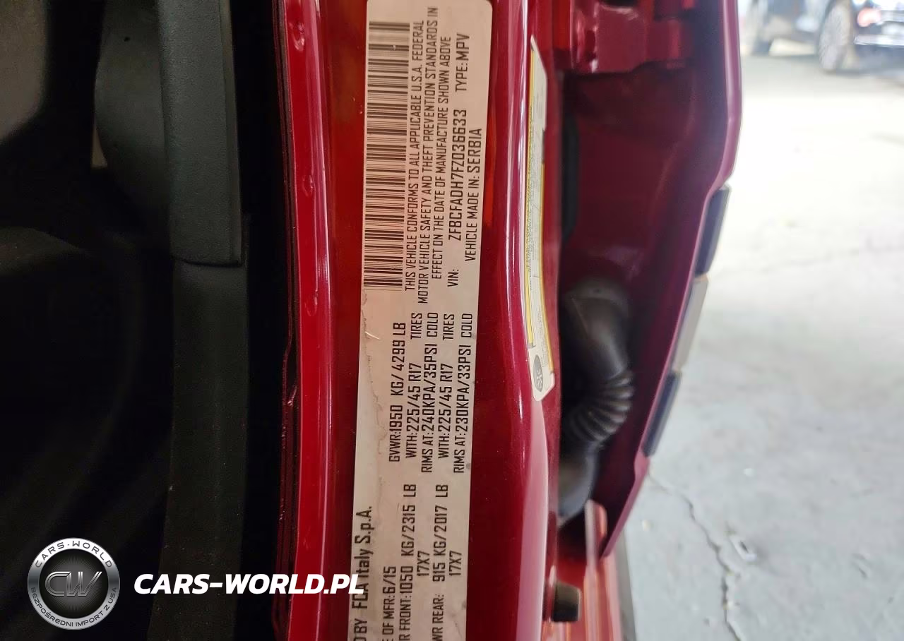 2015 Fiat 500L Trekking VIN:ZFBCFADH7FZ036633 - 12