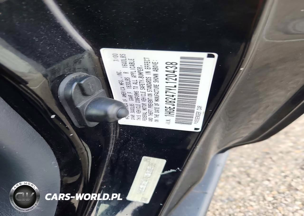 2000 Honda Civic Ex VIN:1HGEJ8247YL120438 - 12