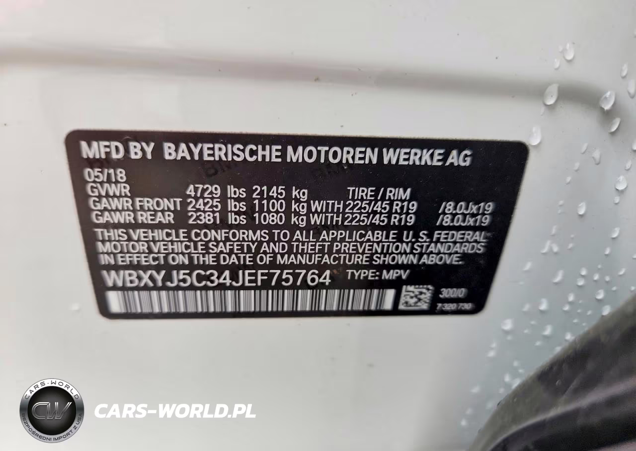 2018 BMW X2 xDrive28I VIN:WBXYJ5C34JEF75764 - 13
