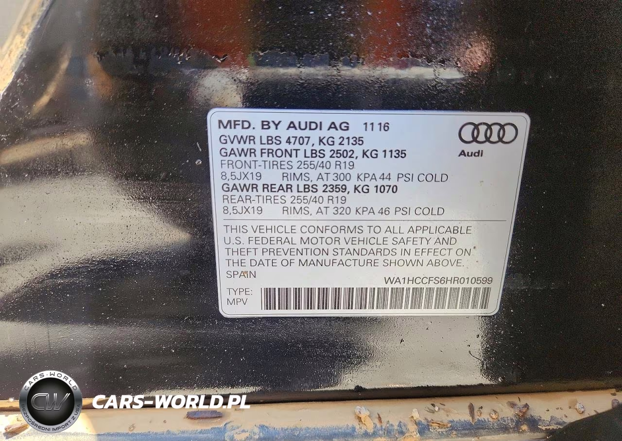 2017 Audi Q3 Premium Plus VIN:WA1HCCFS6HR010599 - 13