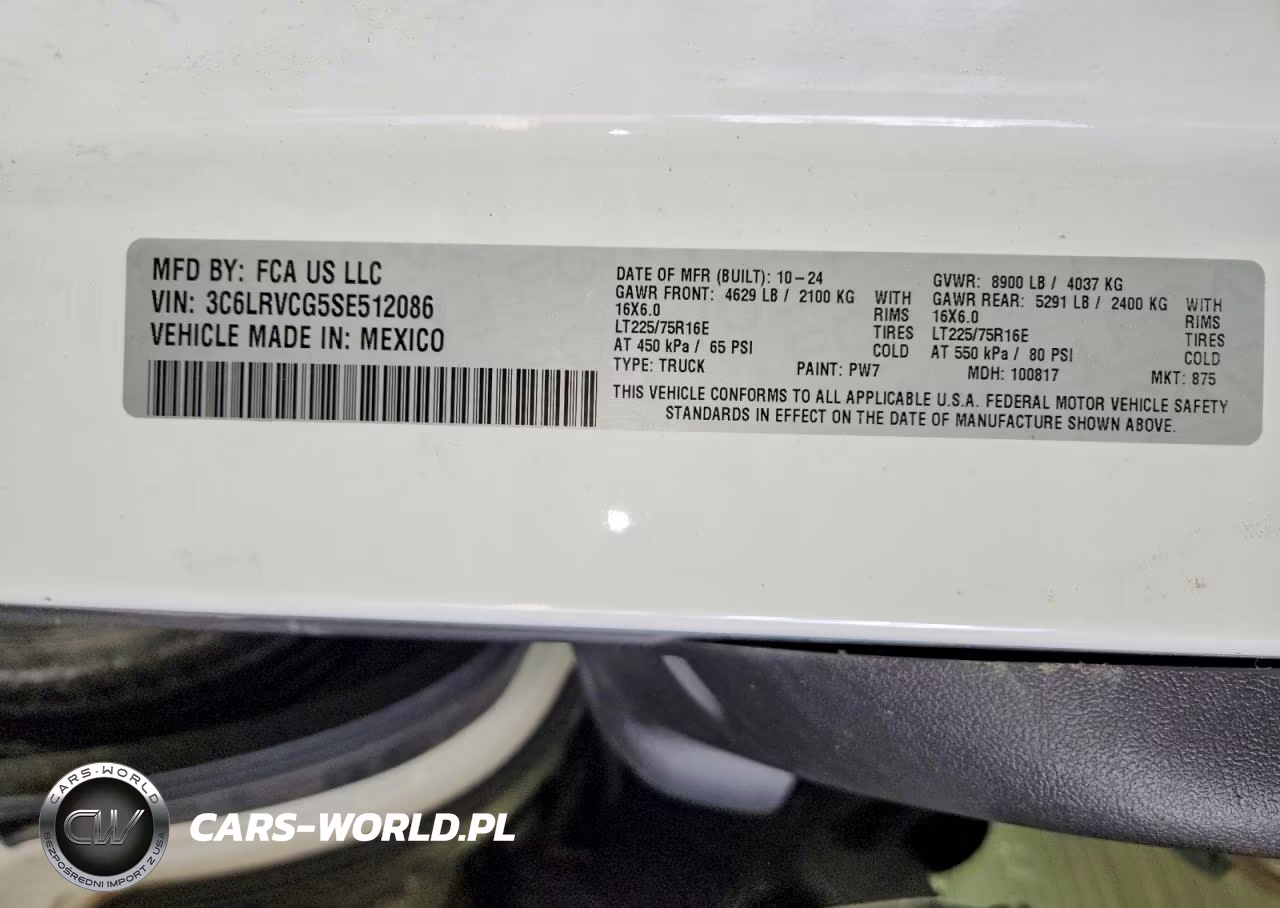 2025 Ram Promaster 2500 2500 High VIN:3C6LRVCG5SE512086 - 13