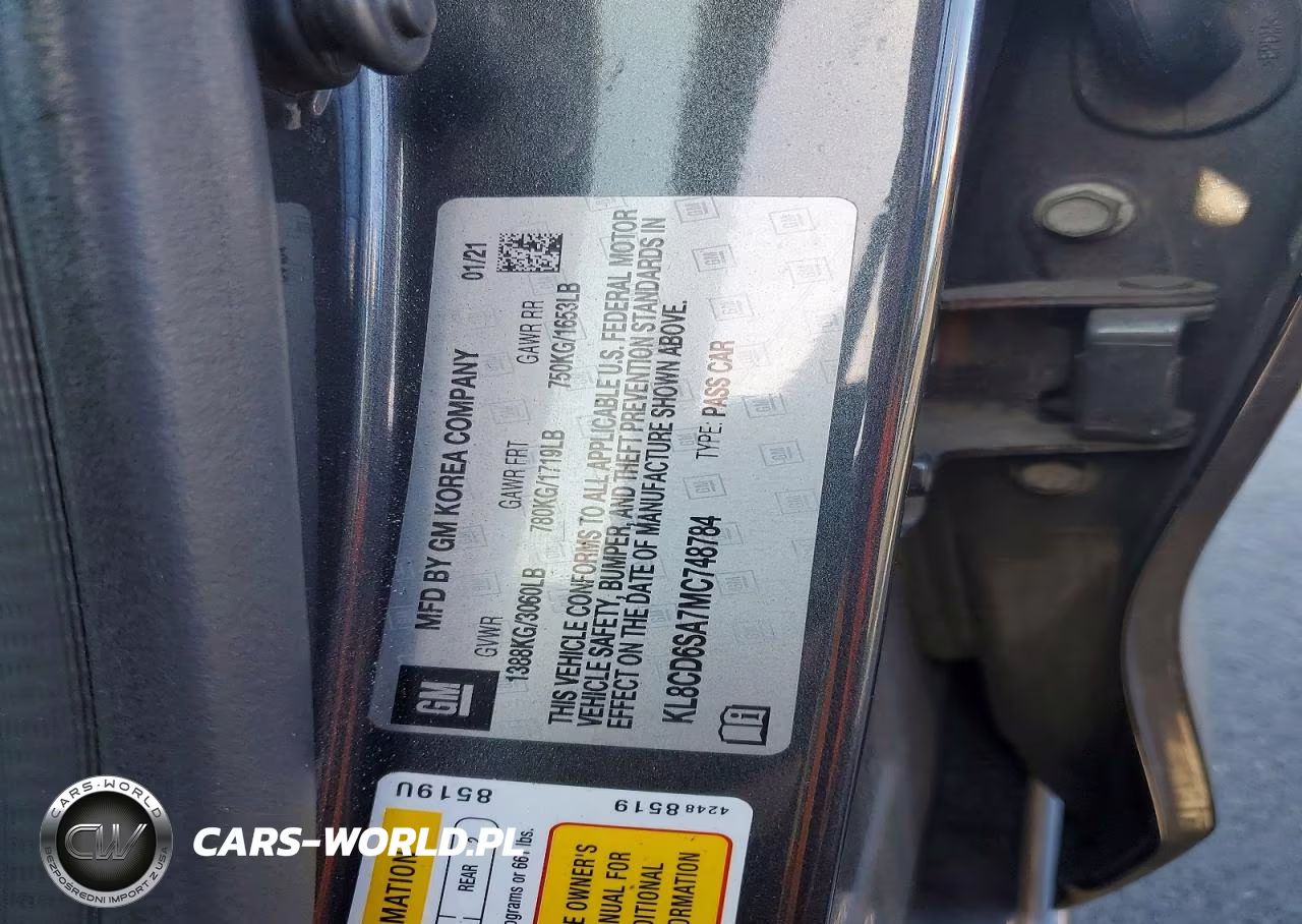 2021 Chevrolet Spark 1Lt VIN:KL8CD6SA7MC748784 - 12