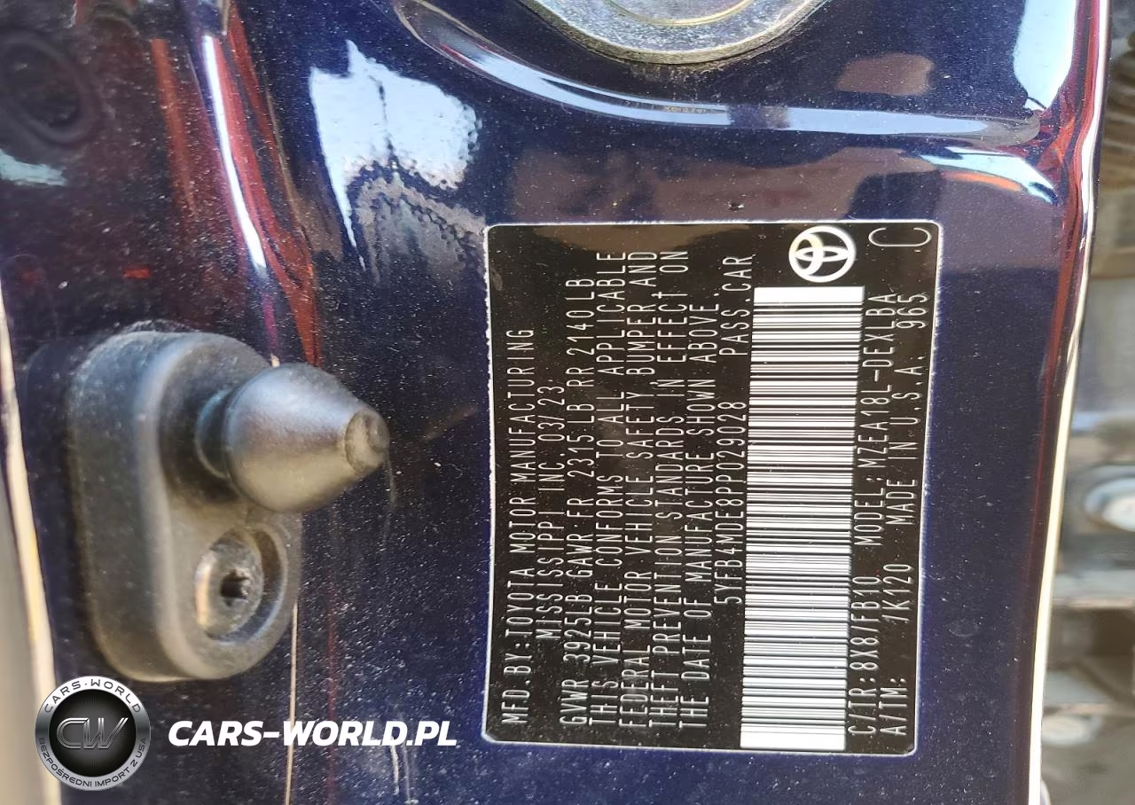 2023 Toyota Corolla Le VIN:5YFB4MDE8PP029028 - 12