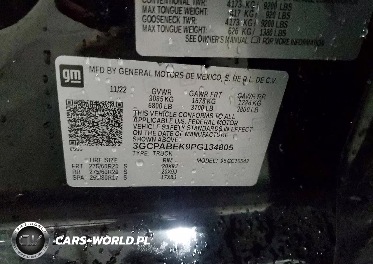 2023 Chevrolet Silverado C1500 Custom VIN:3GCPABEK9PG134805 - 12