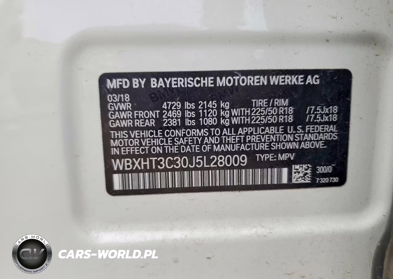 2018 BMW X1 xDrive28I VIN:WBXHT3C30J5L28009 - 12