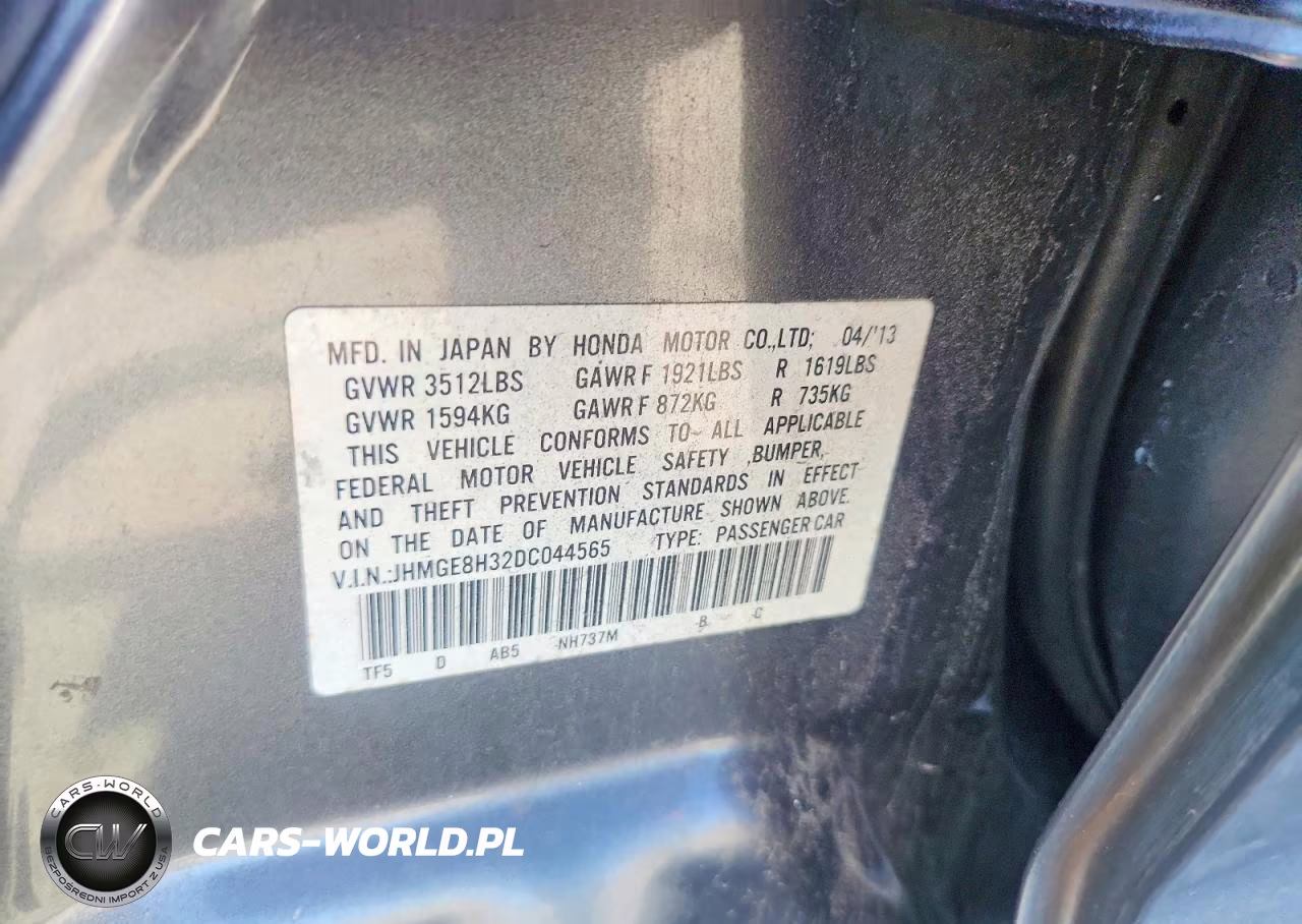 2013 Honda Fit VIN:JHMGE8H32DC044565 - 12