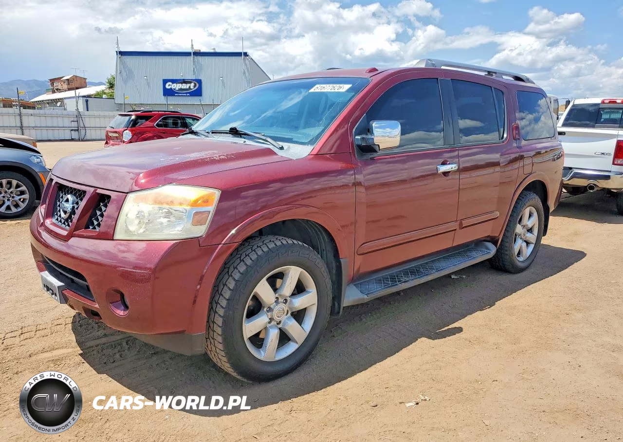 2012 Nissan Armada Sv VIN:5N1AA0NC8CN606895 - 1