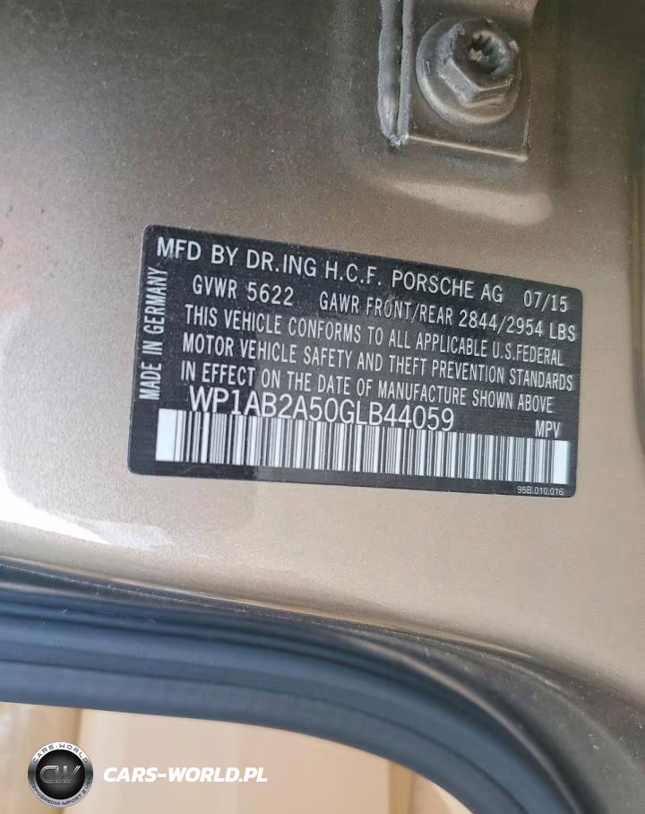 2016 Porsche Macan S VIN:WP1AB2A50GLB44059 - 13