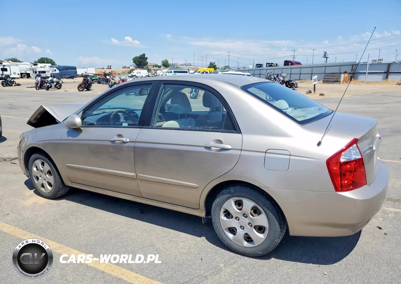 2006 Kia Spectra Ex VIN:KNAFE121165364539 - 2