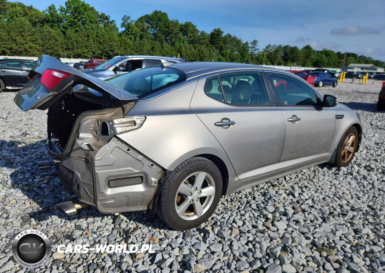 2015 Kia Optima Lx VIN:5XXGM4A76FG480042 - 3