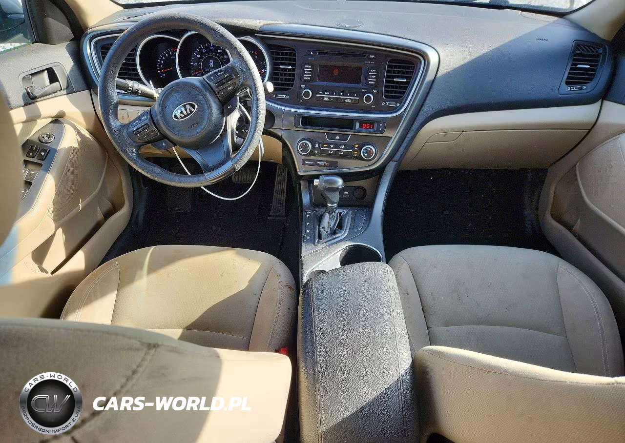 2015 Kia Optima Lx VIN:5XXGM4A76FG480042 - 8