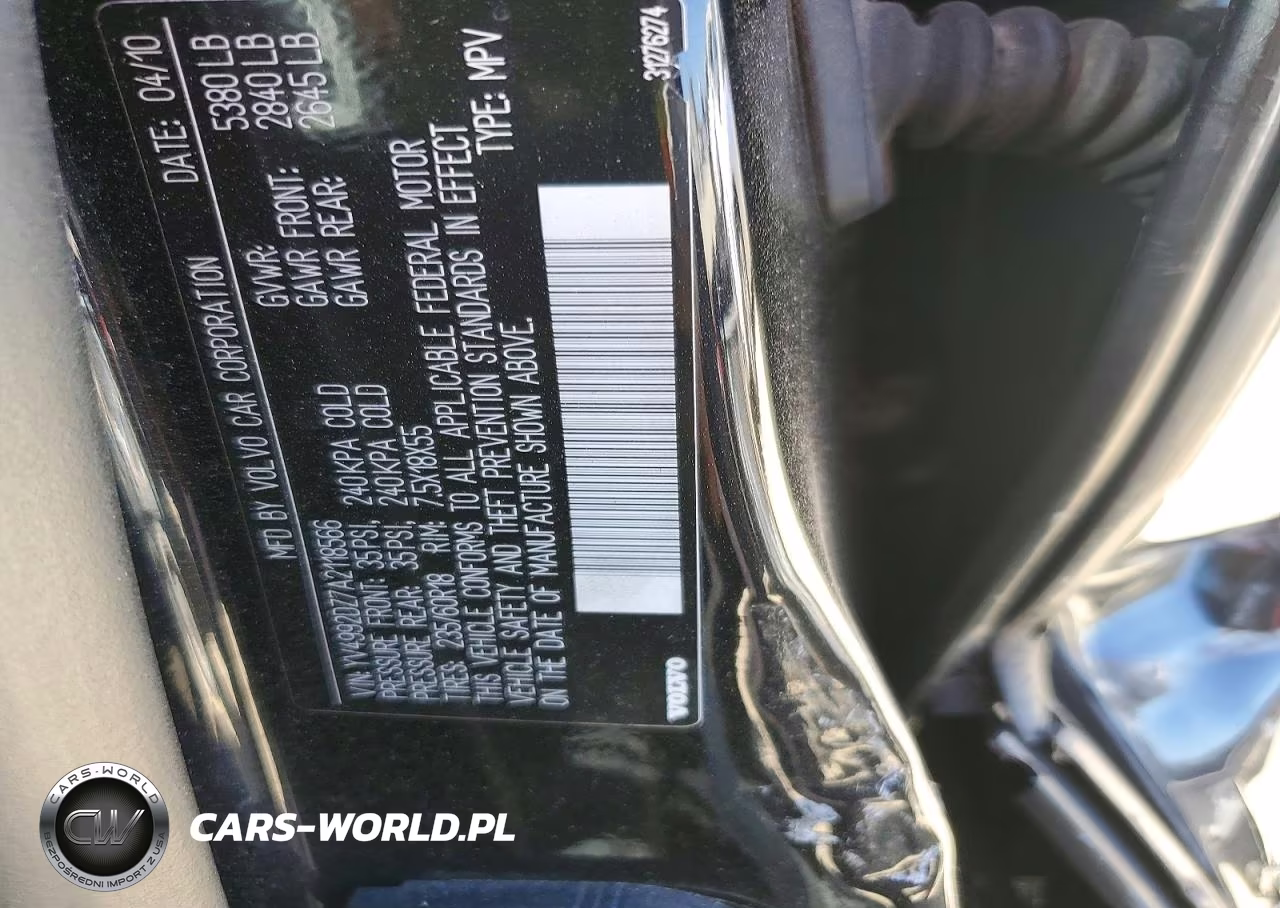 2010 Volvo Xc60 T6 VIN:YV4992DZ7A2118566 - 13