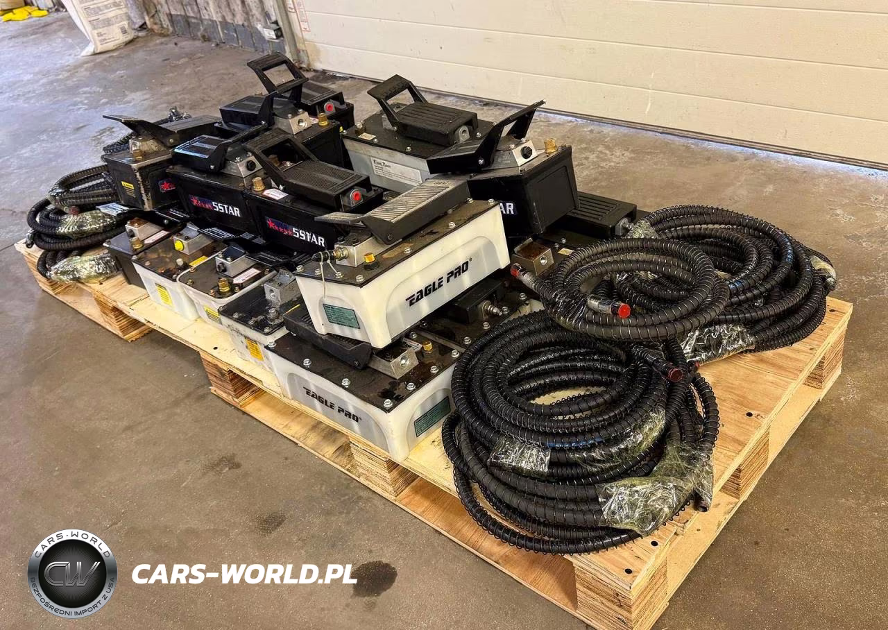 20 X 10,000 Psi Air Hydraulic Foot Pumps Foot Pedal Frame Machine Press + 20 High Pressure Hoses VIN:38912120 - 7