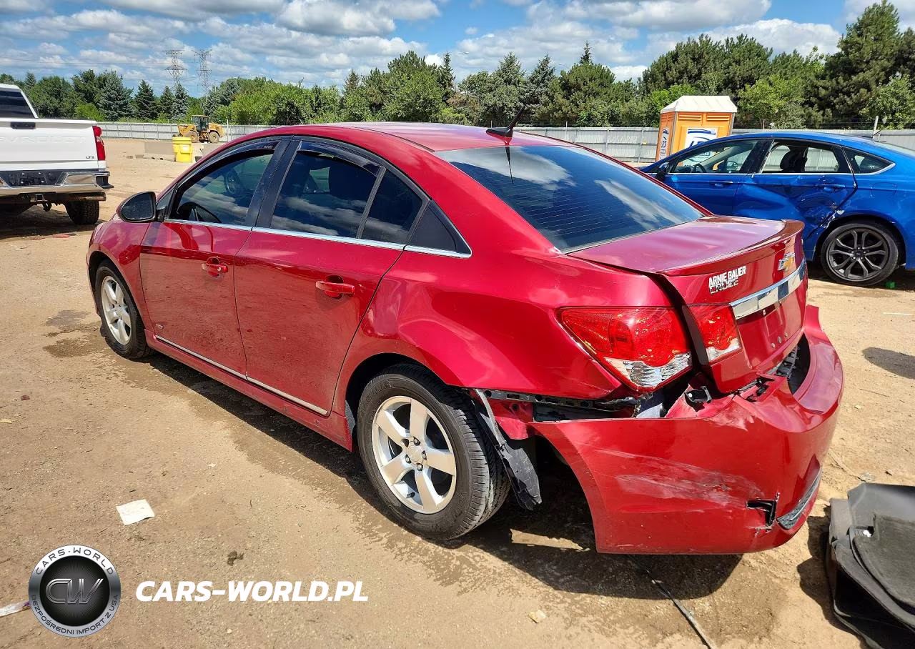 2013 Chevrolet Cruze Lt VIN:1G1PC5SB0D7212534 - 2