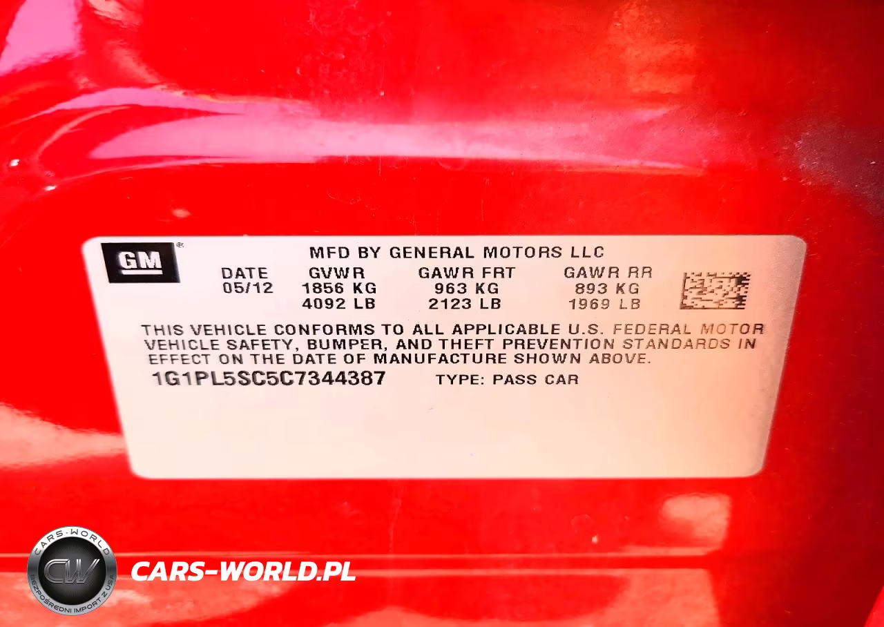 2012 Chevrolet Cruze Lt VIN:1G1PL5SC5C7344387 - 12