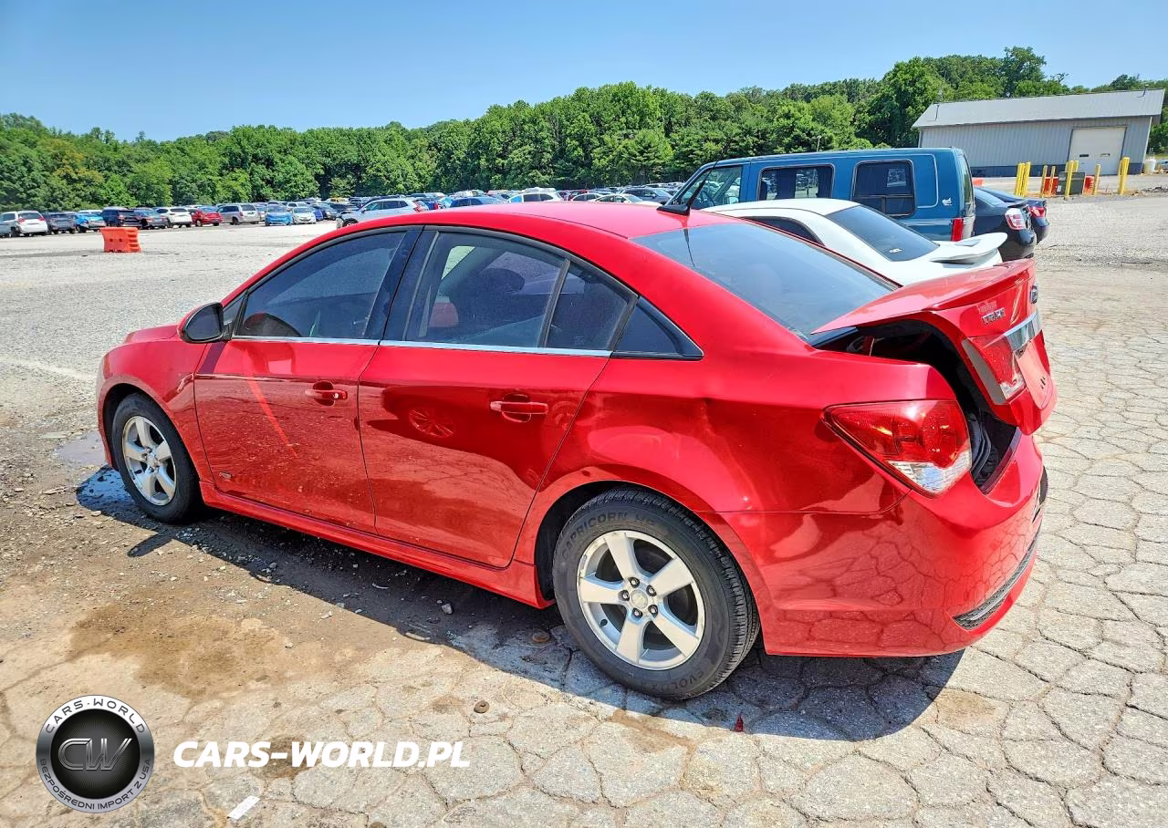 2012 Chevrolet Cruze Lt VIN:1G1PL5SC5C7344387 - 2