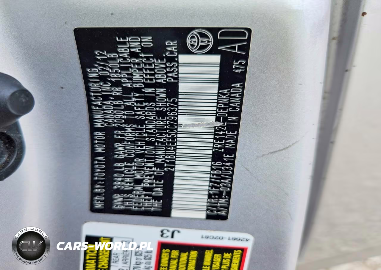 2012 Toyota Corolla Le VIN:2T1BU4EE5CC796375 - 12