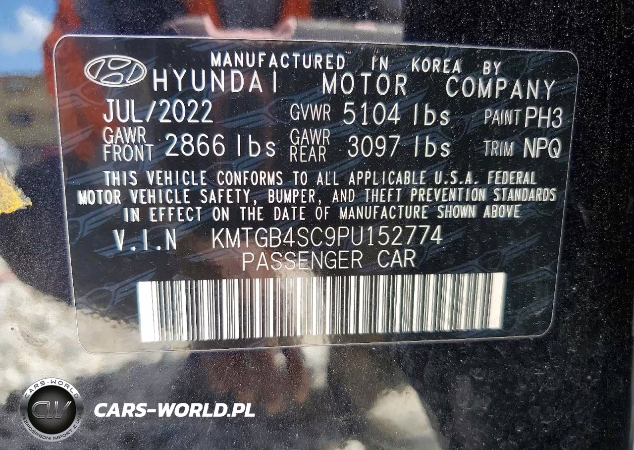 2023 Genesis G80 2.5T VIN:KMTGB4SC9PU152774 - 12