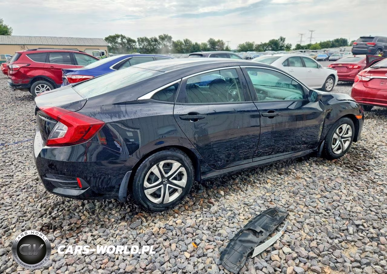 2018 Honda Civic Lx VIN:19XFC2F52JE041478 - 3
