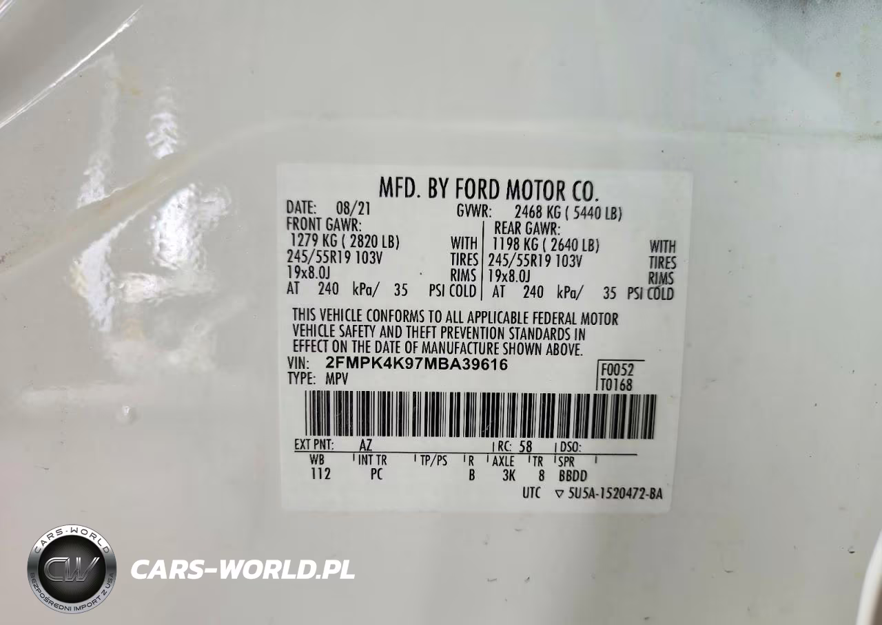 2021 Ford Edge Titanium VIN:2FMPK4K97MBA39616 - 12