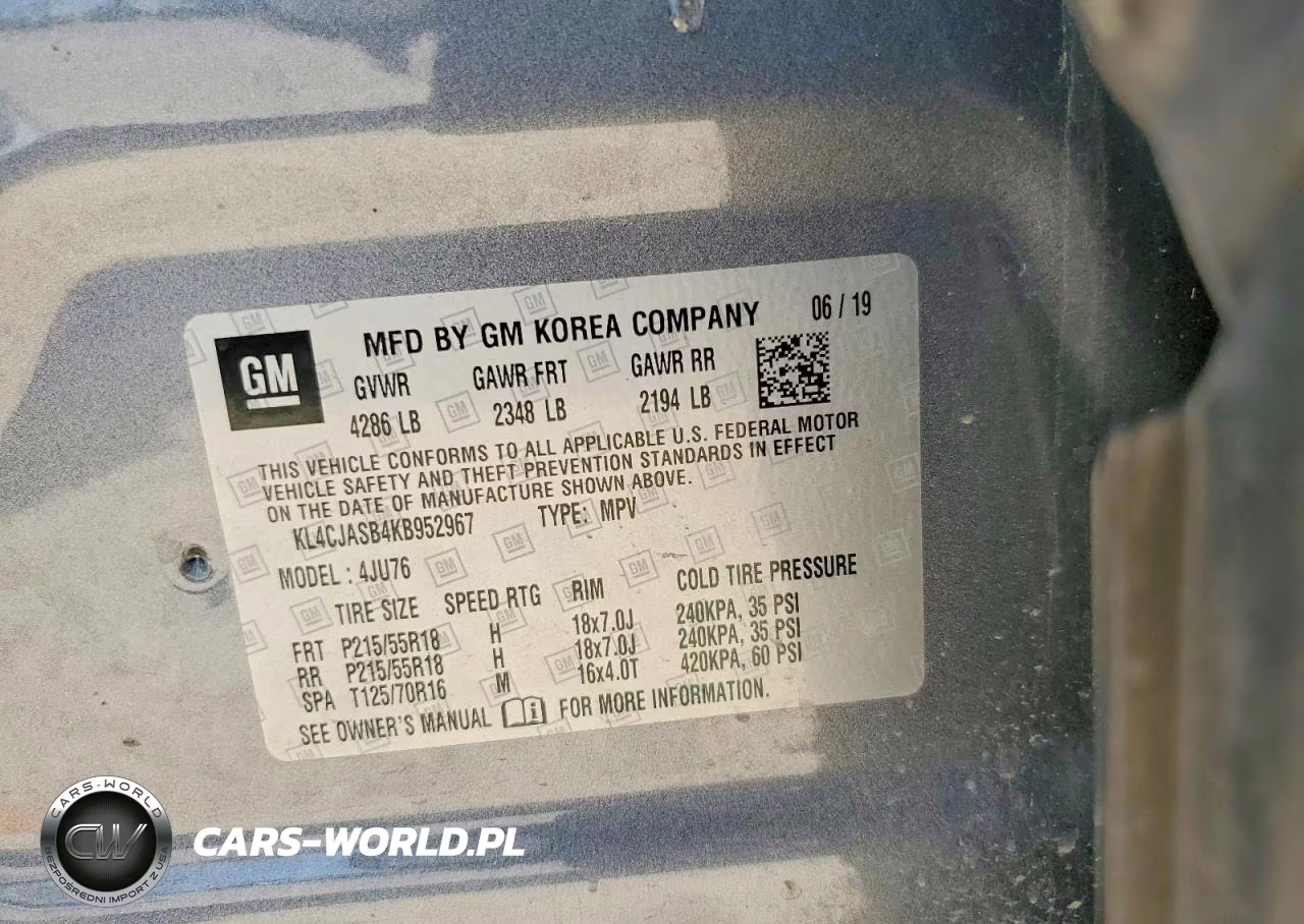 2019 Buick Encore Preferred VIN:KL4CJASB4KB952967 - 12