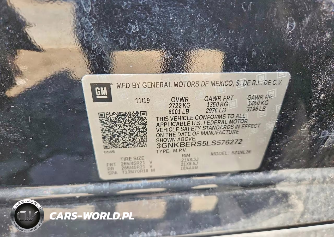 2020 Chevrolet Blazer Rs VIN:3GNKBERS5LS576272 - 14