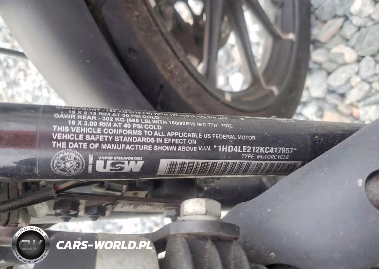 2019 Harley-Davidson Xl883 N VIN:1HD4LE212KC417857 - 10