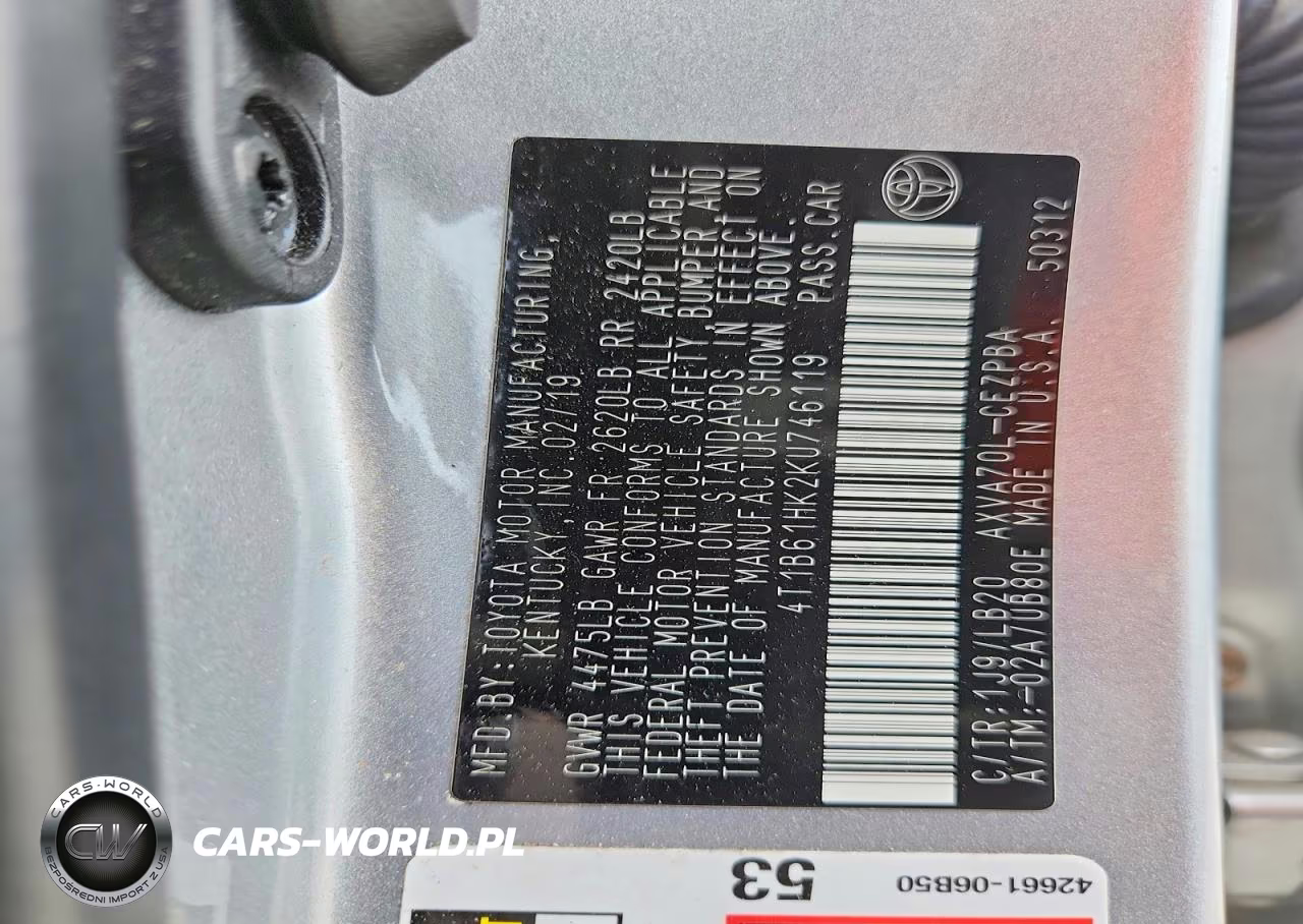 2019 Toyota Camry Xse VIN:4T1B61HK2KU746119 - 13