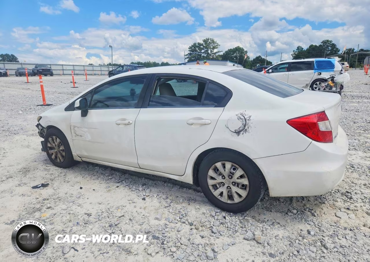 2012 Honda Civic Lx VIN:19XFB2F57CE001984 - 2