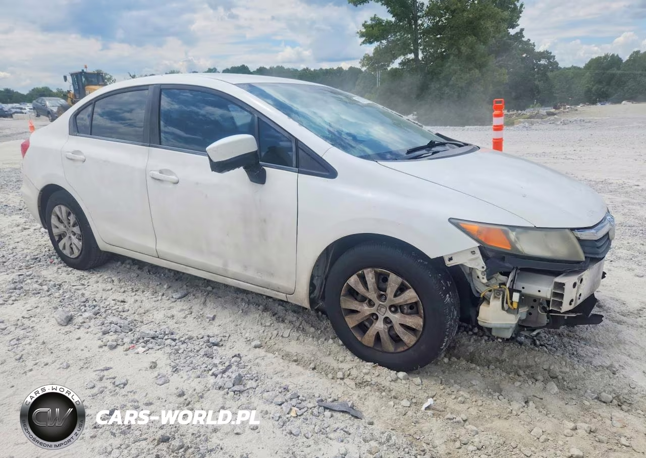 2012 Honda Civic Lx VIN:19XFB2F57CE001984 - 4