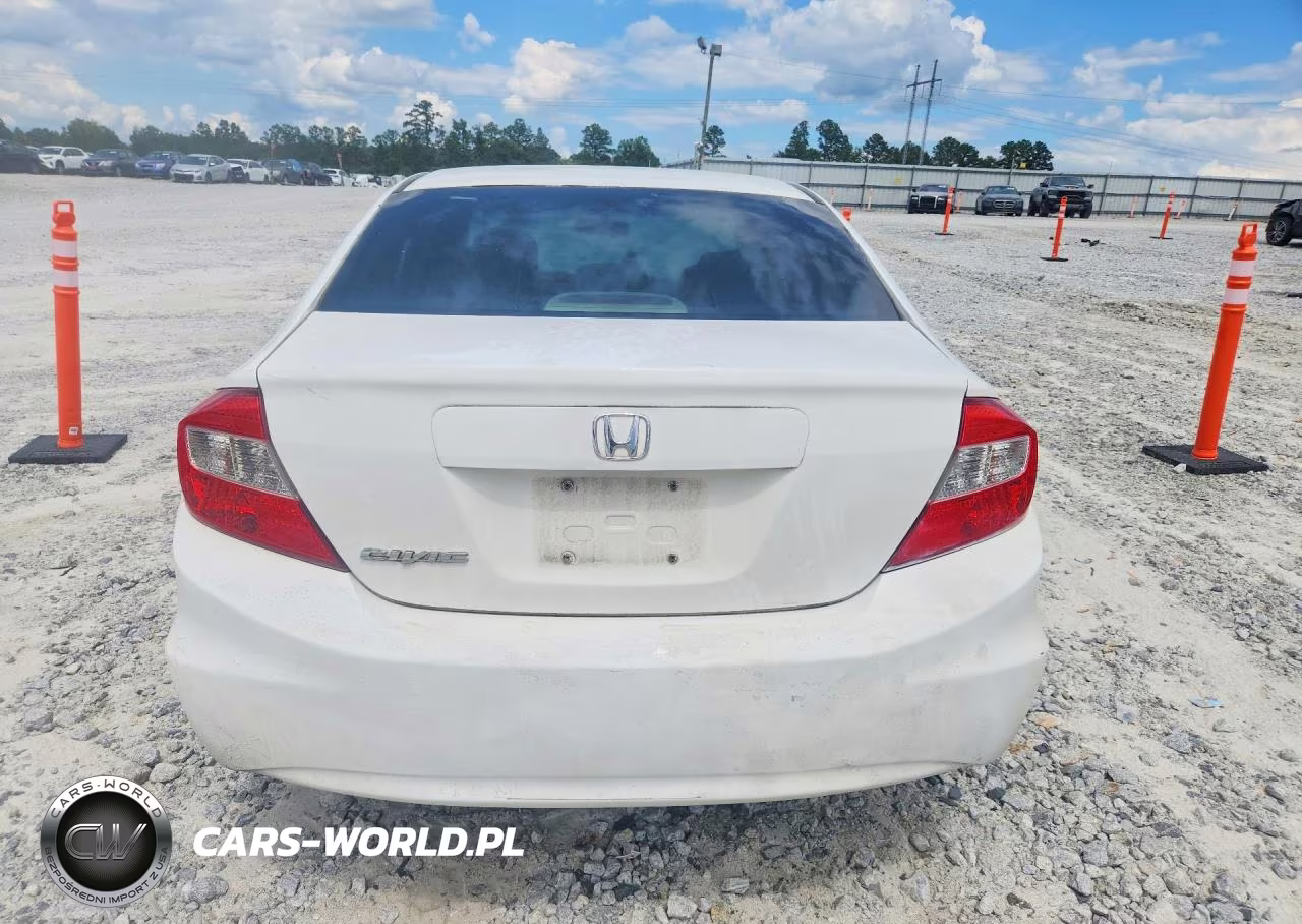 2012 Honda Civic Lx VIN:19XFB2F57CE001984 - 6
