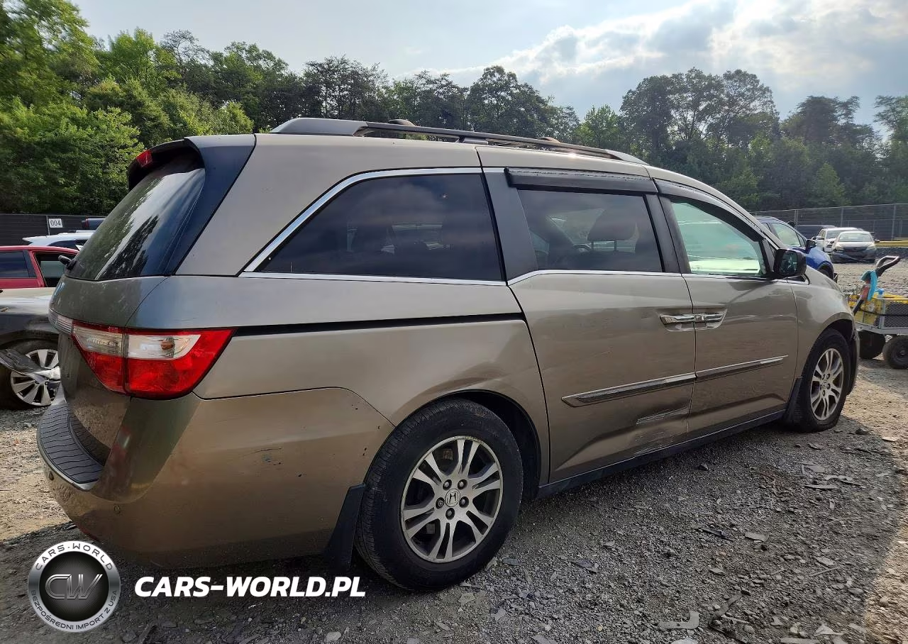 2012 Honda Odyssey Exl VIN:5FNRL5H65CB095780 - 3