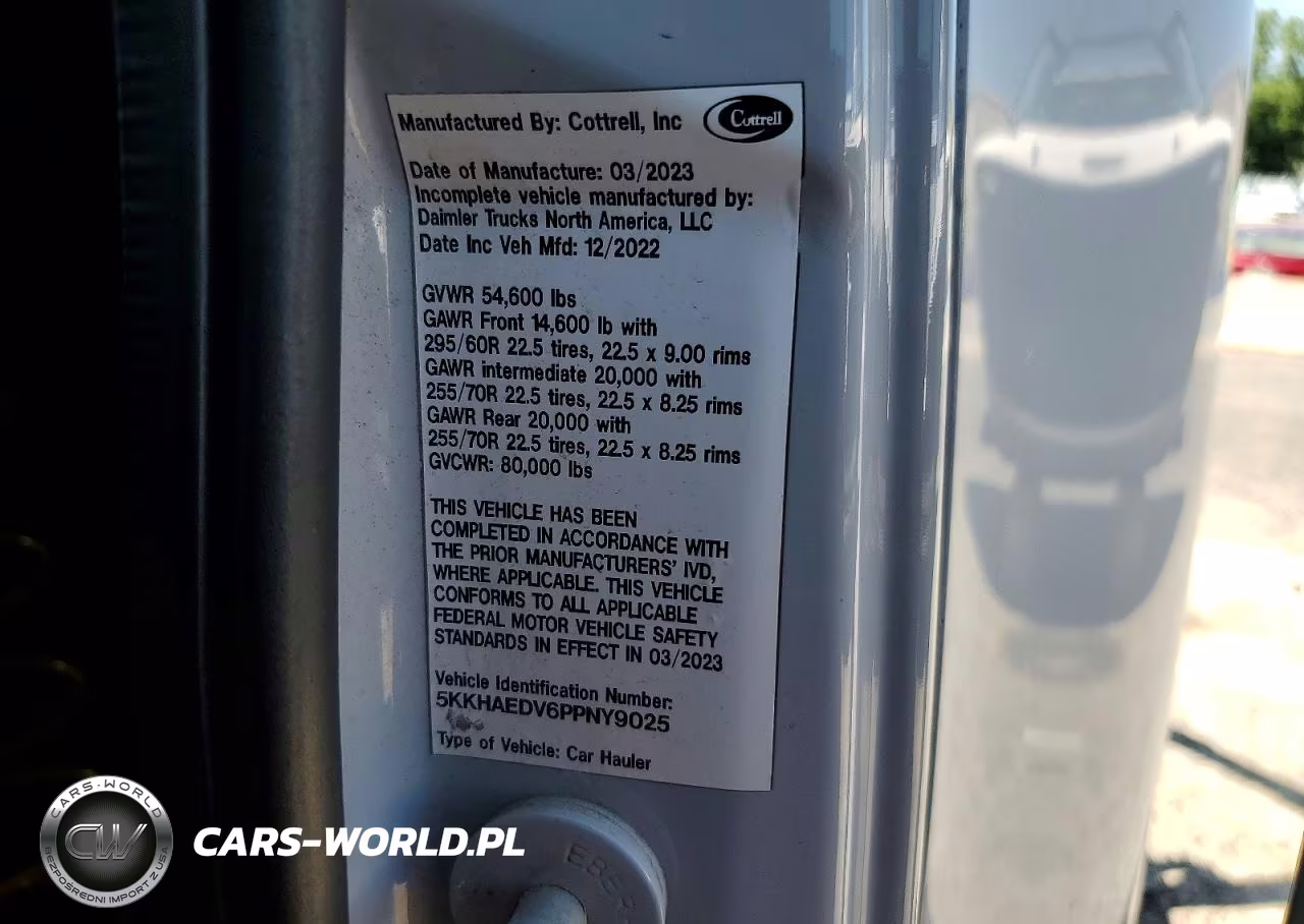 2023 Western Star-Auto Car Conventional 4900Fa VIN:5KKHAEDV6PPNY9025 - 13