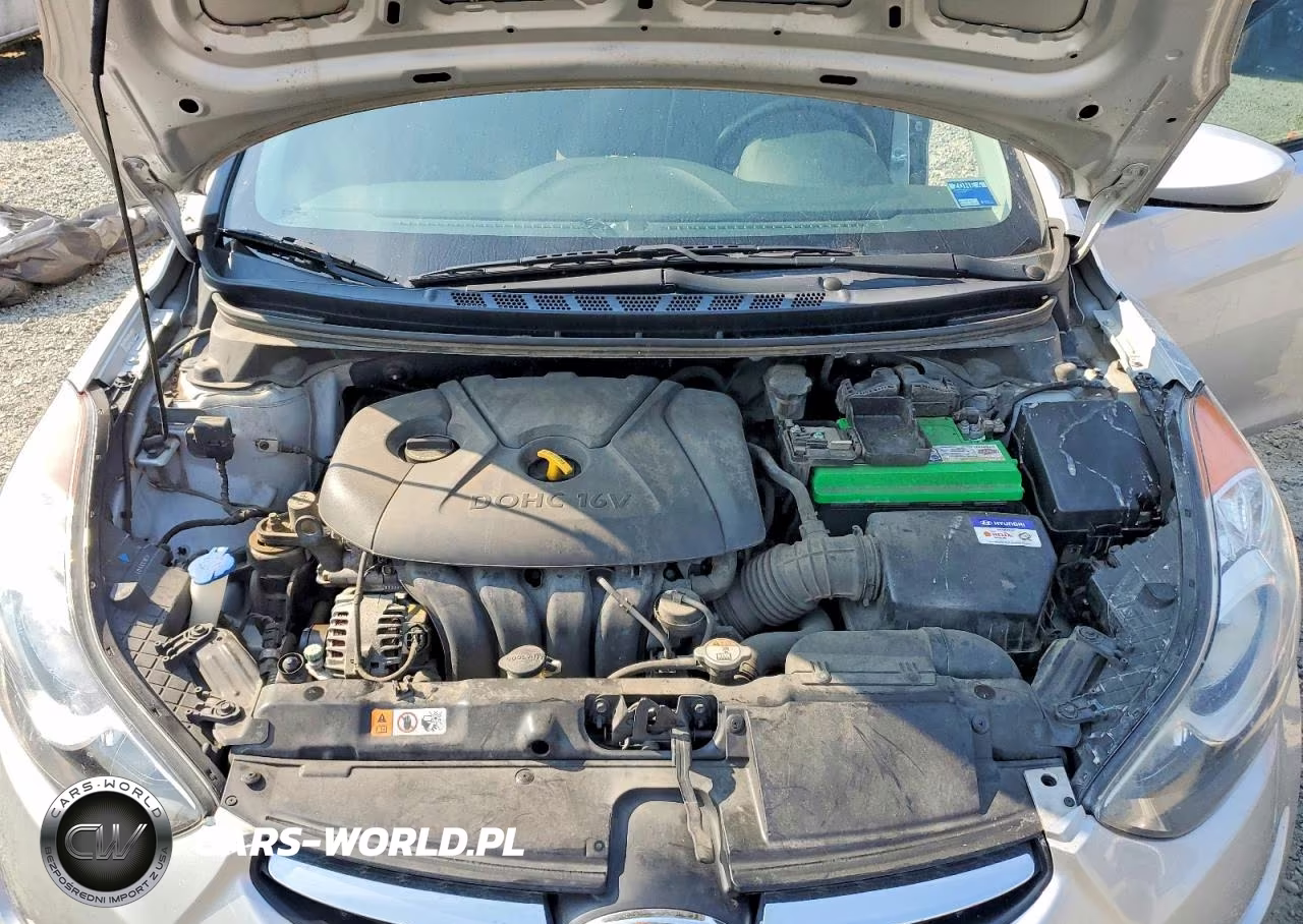 2013 Hyundai Elantra Gls VIN:KMHDH4AE7DU530620 - 11