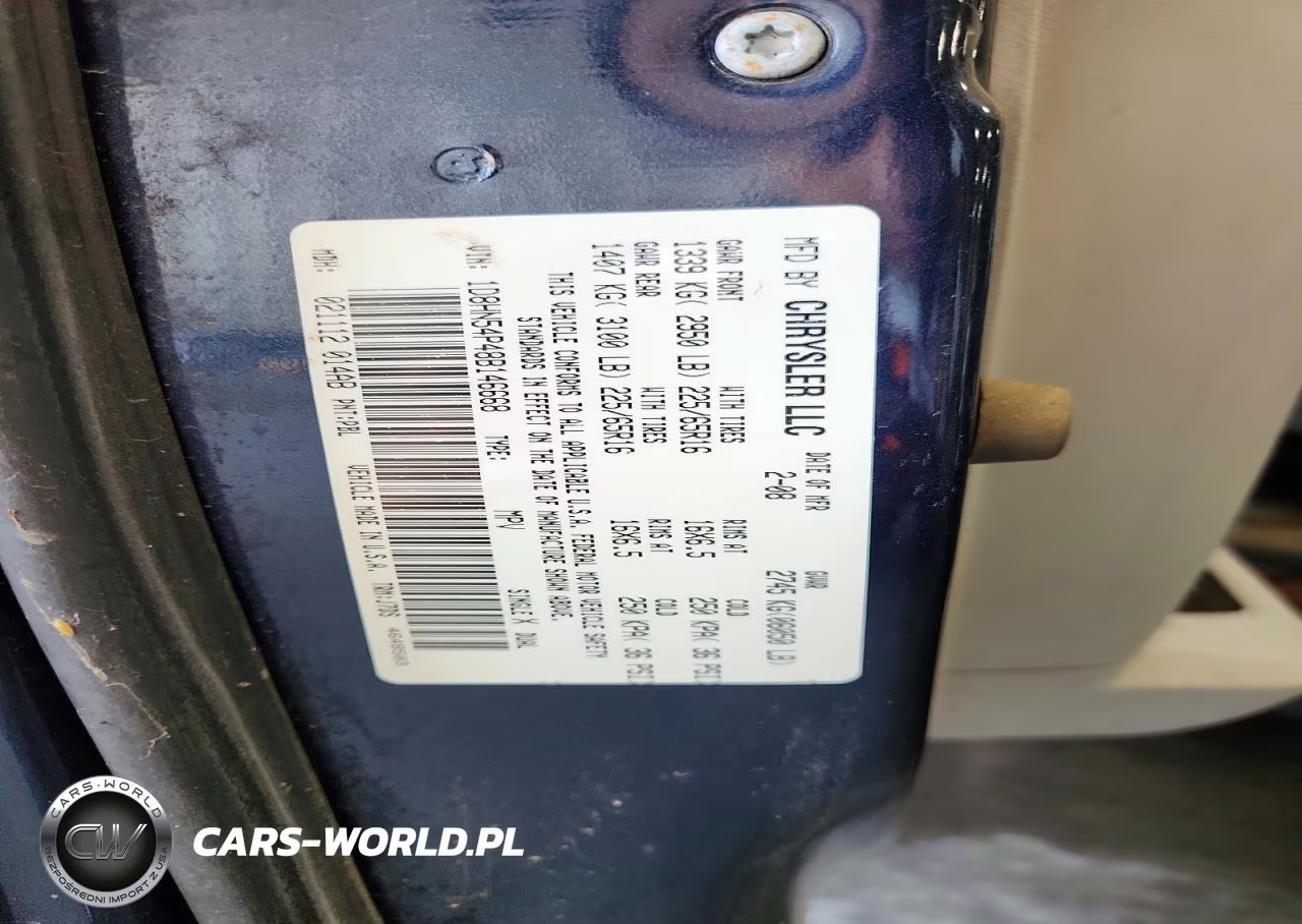 2008 Dodge Grand Caravan Sxt VIN:1D8HN54P48B146668 - 14