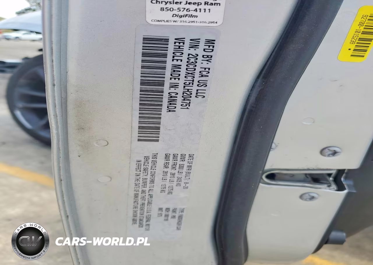 2020 Dodge Charger R VIN:2C3CDXCT5LH204751 - 13