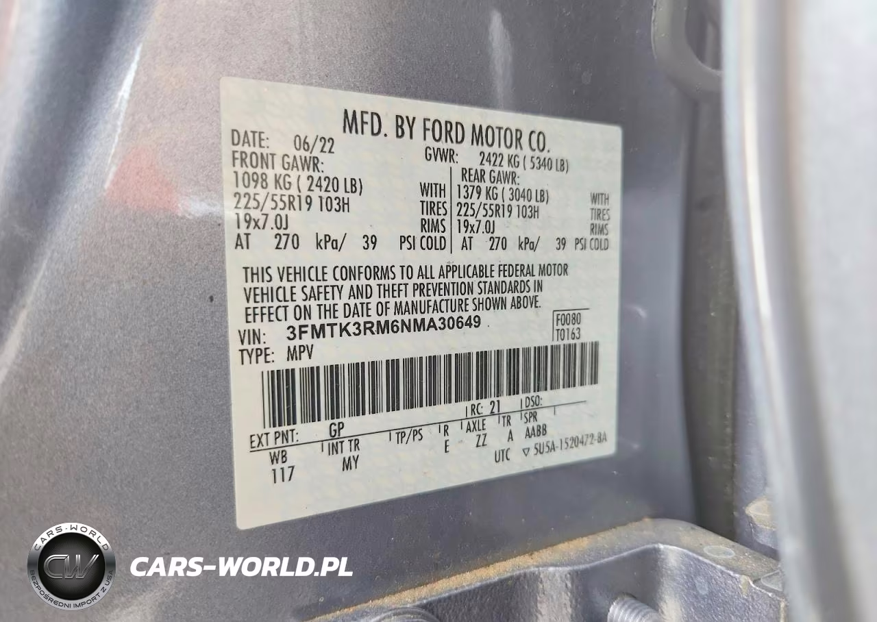2022 Ford Mustang Mach-E Premium VIN:3FMTK3RM6NMA30649 - 12