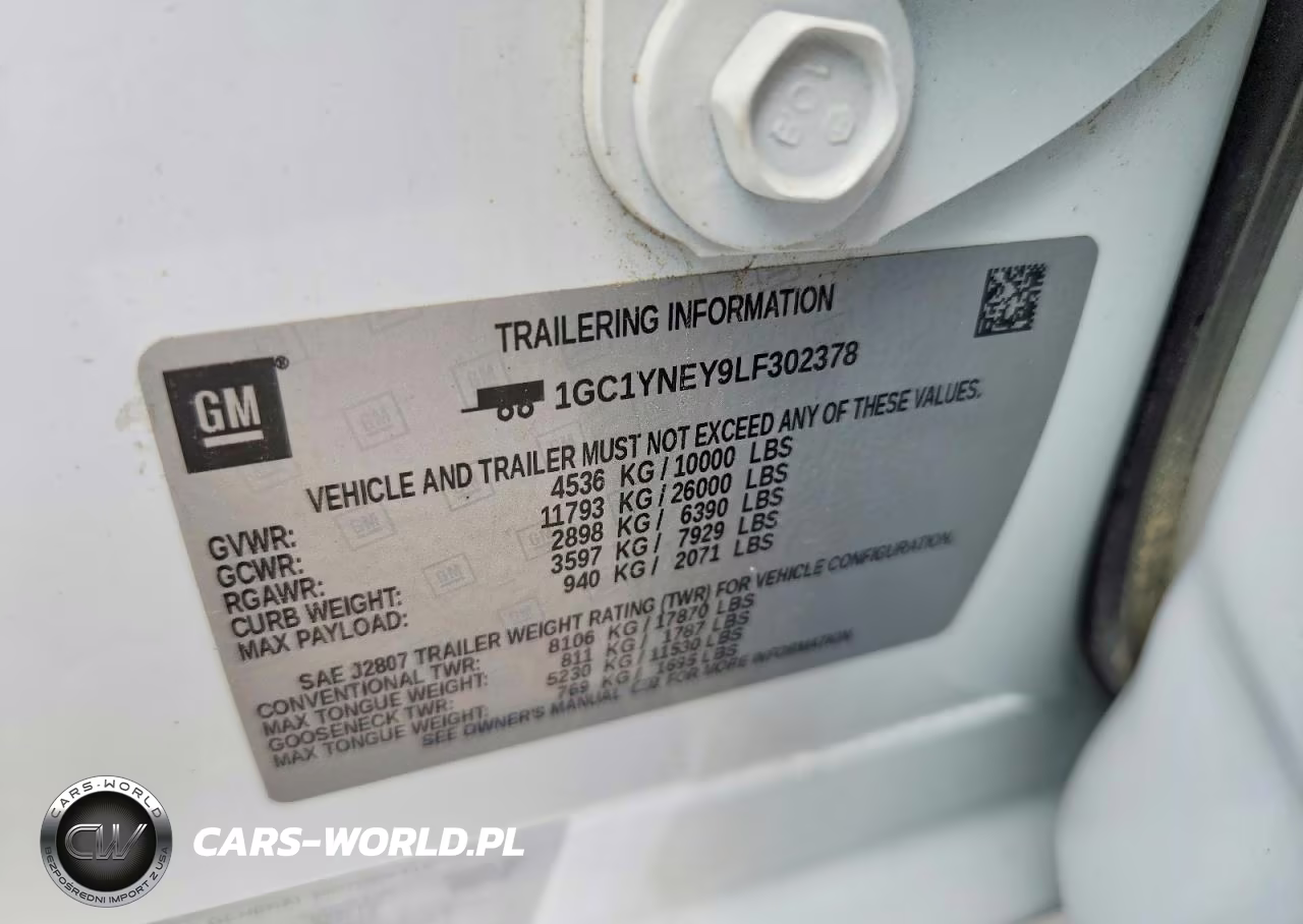2020 Chevrolet Silverado 2500Hd 4Wd Standard Bed Lt VIN:1GC1YNEY9LF302378 - 12