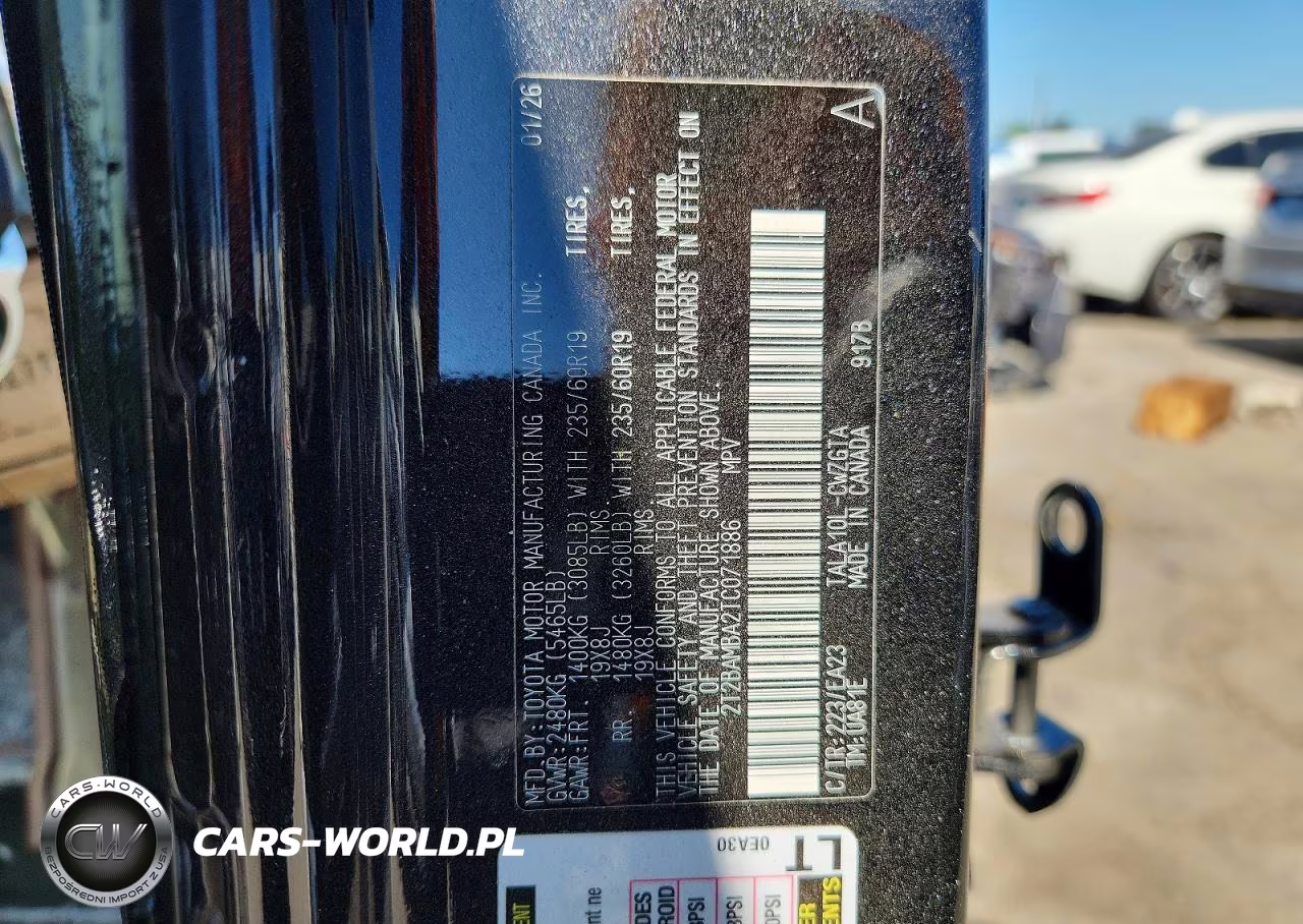 2026 Lexus Rx 350 Base VIN:2T2BAMBA2TC071886 - 13