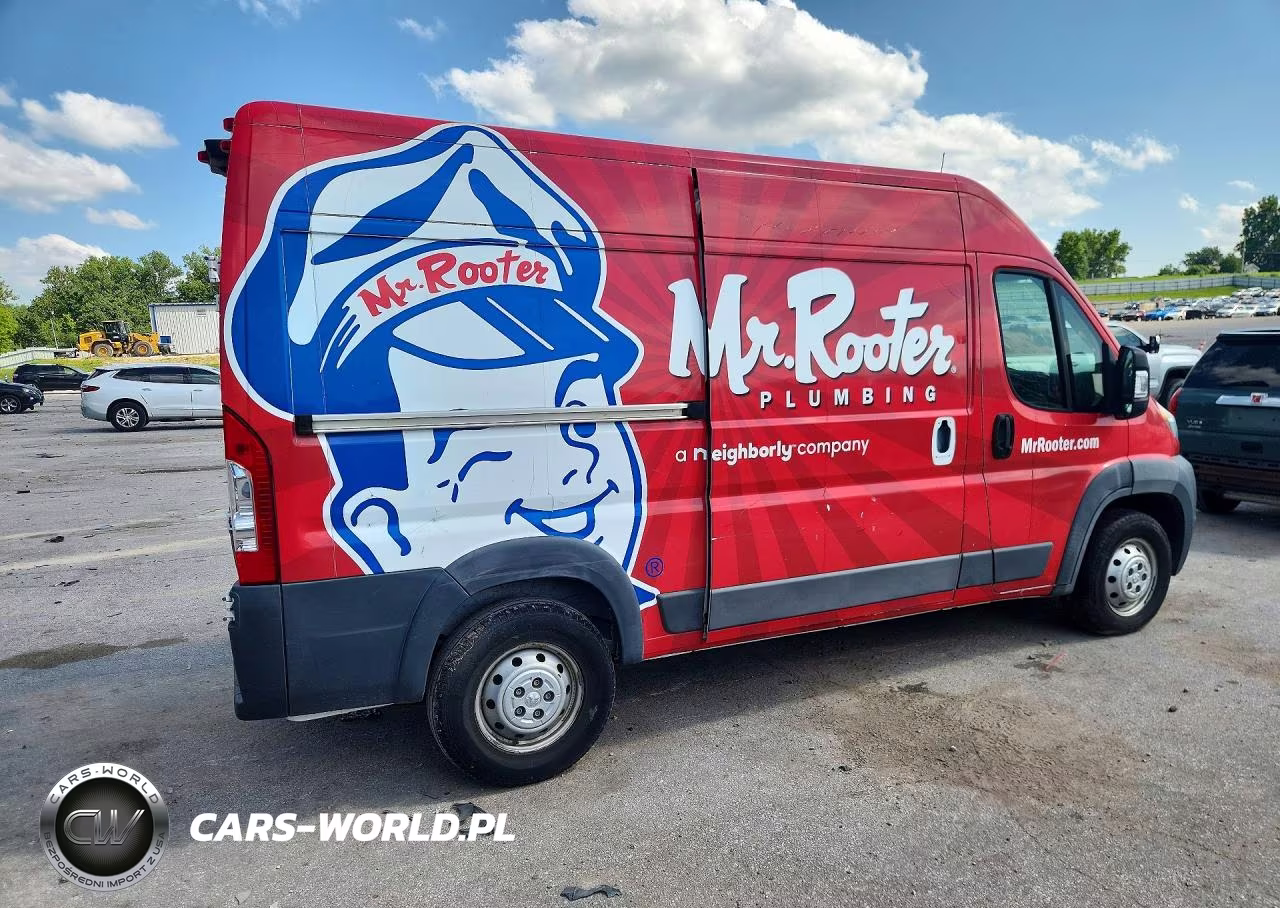 2017 Ram Promaster 2500 2500 High VIN:3C6TRVCG4HE528031 - 3