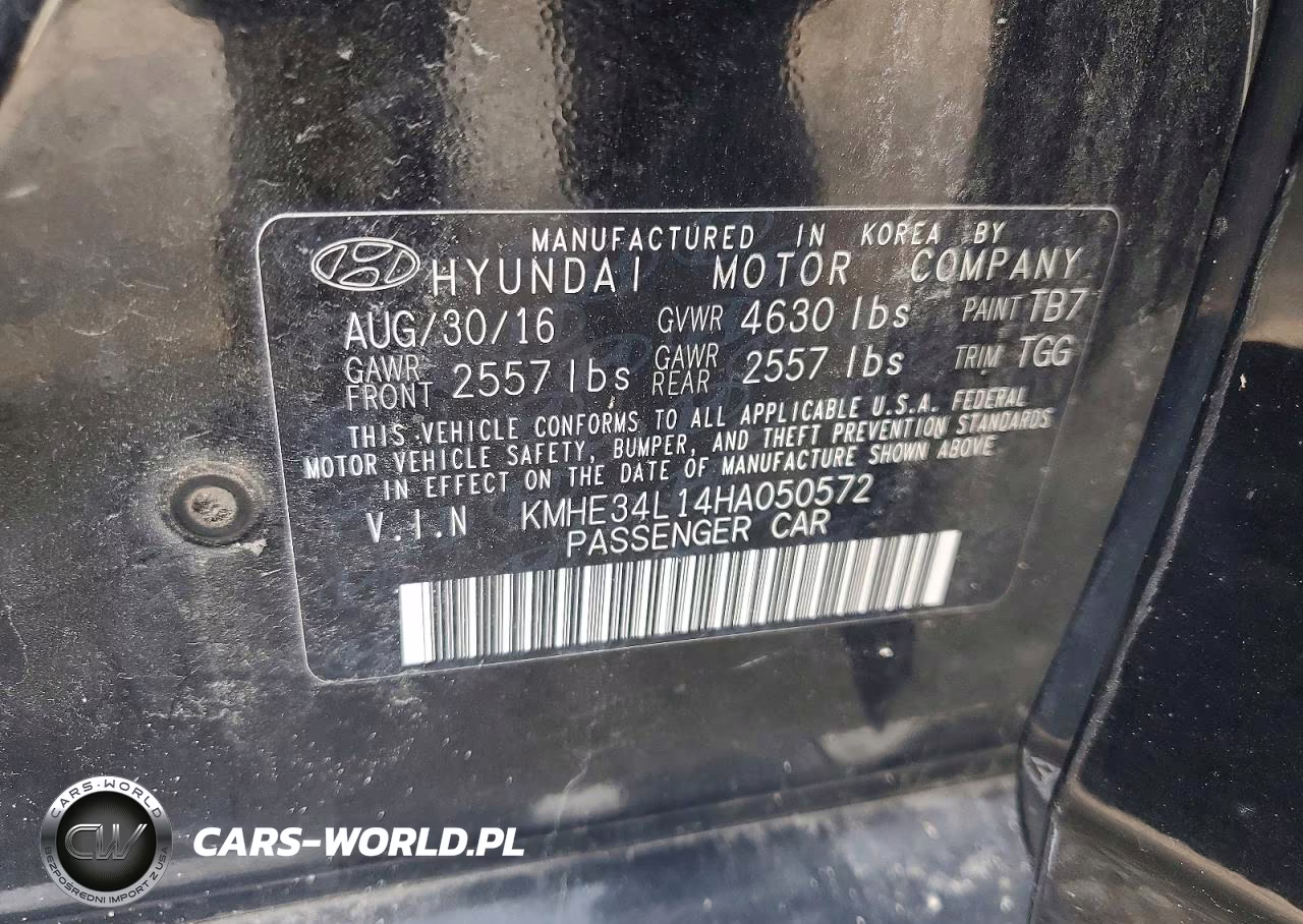 2017 Hyundai Sonata Hybrid Limited VIN:KMHE34L14HA050572 - 12