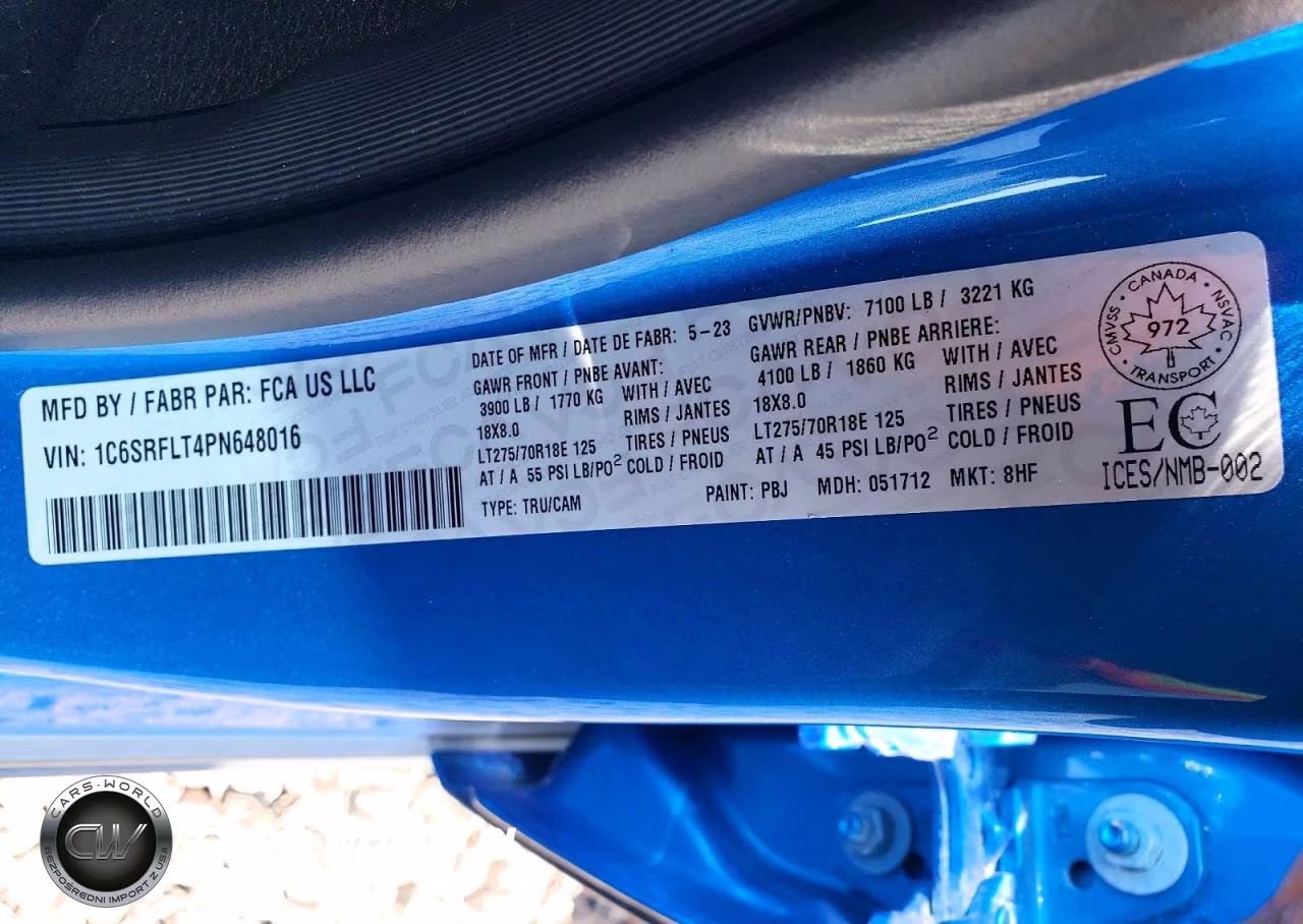 2023 Ram 1500 Rebel VIN:1C6SRFLT4PN648016 - 12