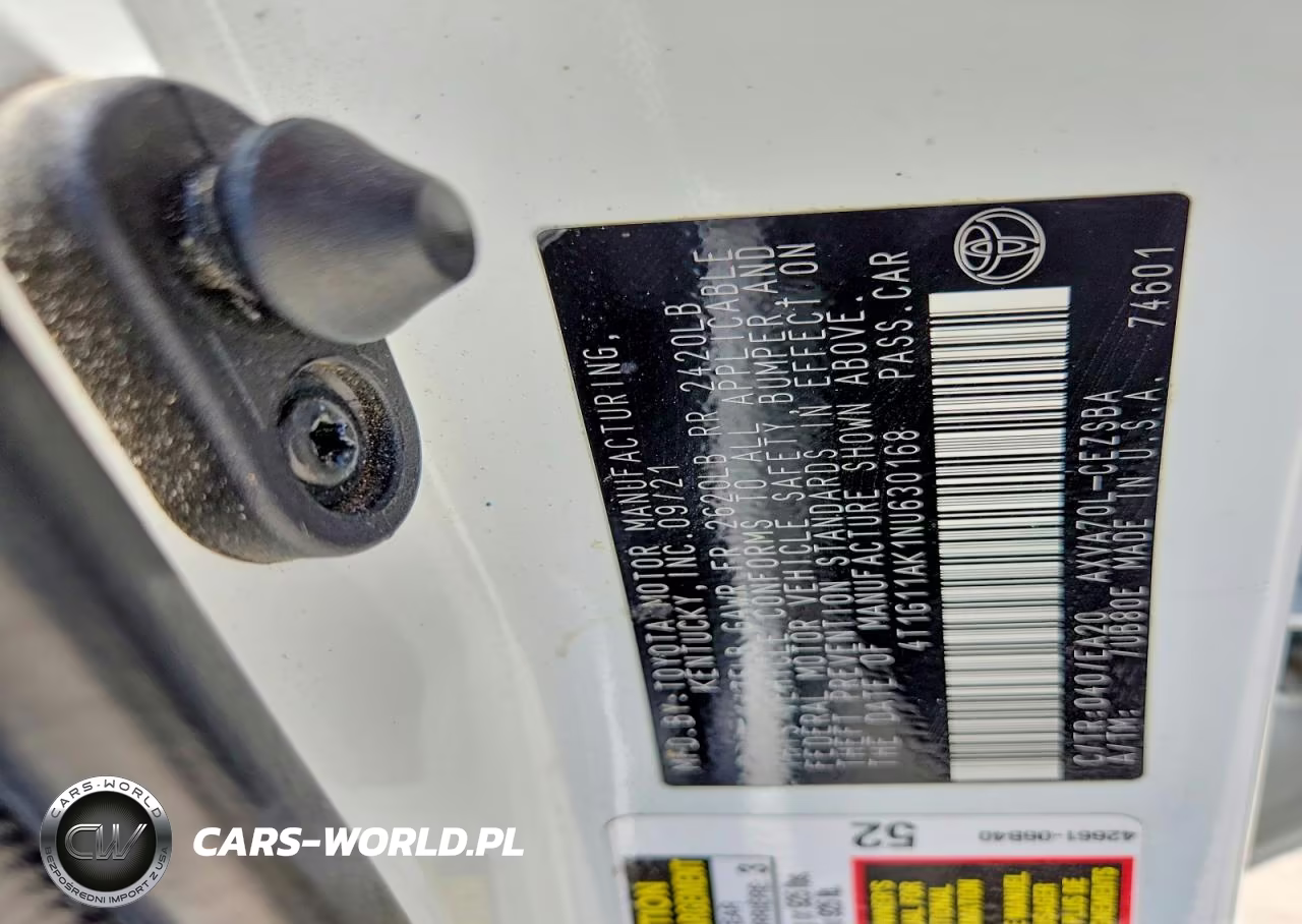 2022 Toyota Camry Se VIN:4T1G11AK1NU630168 - 12