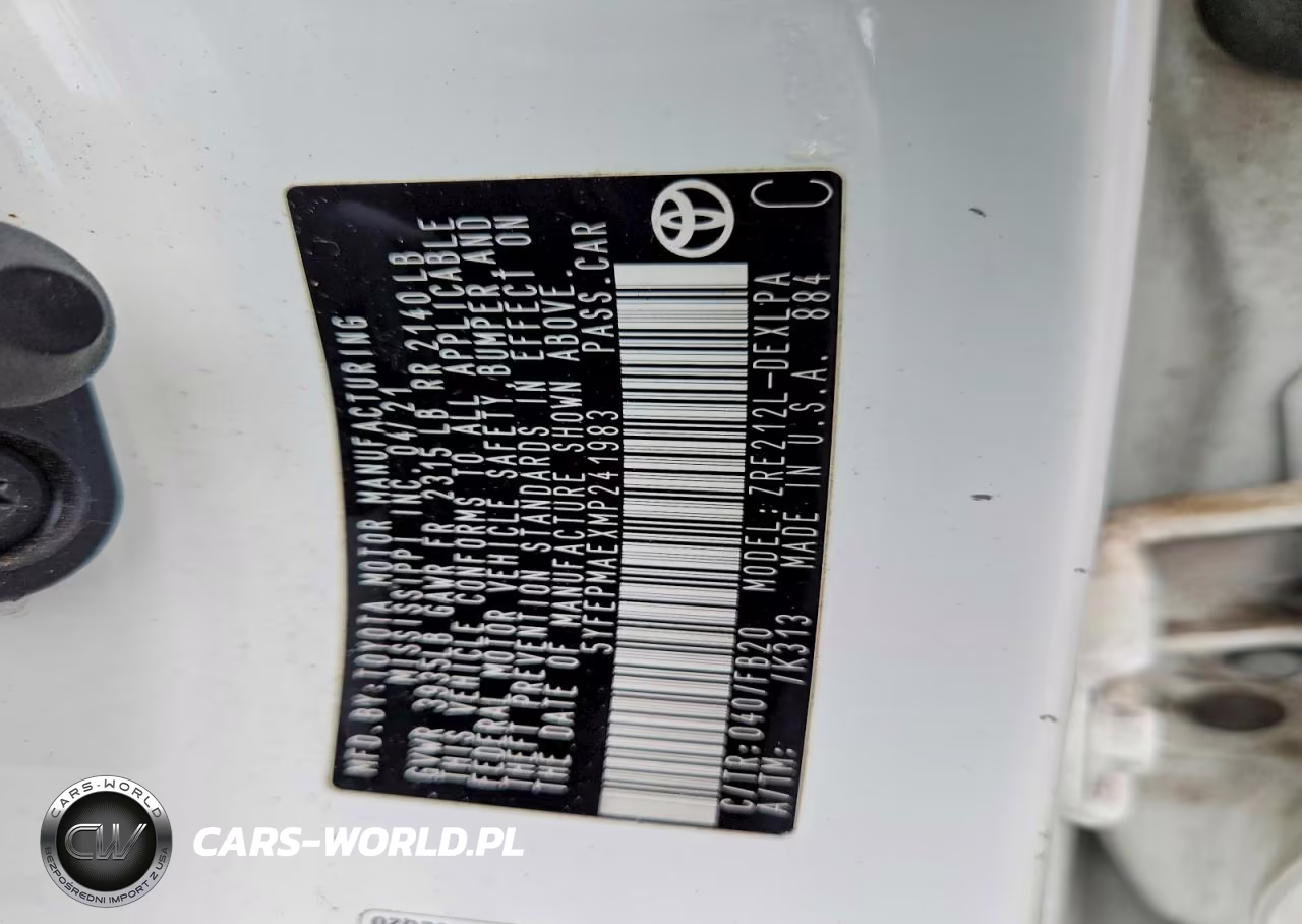 2021 Toyota Corolla Le VIN:5YFEPMAEXMP241983 - 12